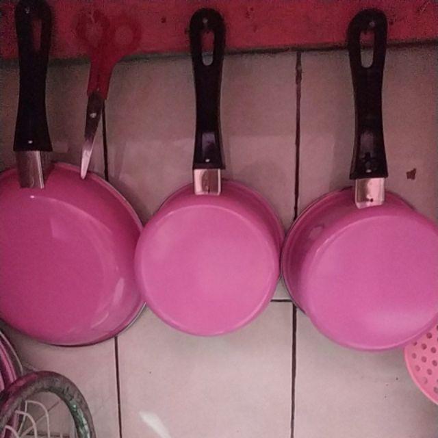 Tevlon Murah | Pastella Set / Fry Pan + Milk Pan Anti Lengket