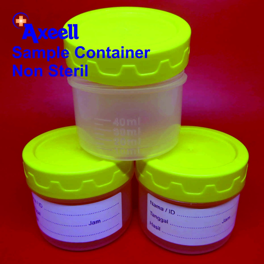 Urine Container Non Steril & Steril - Pot Urine - Wadah Sample Urine