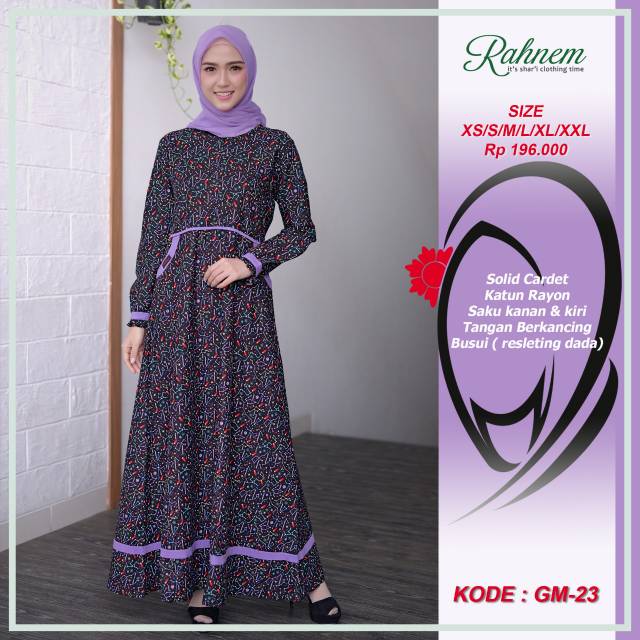 Gamis dewasa RAHNEM GM 23
