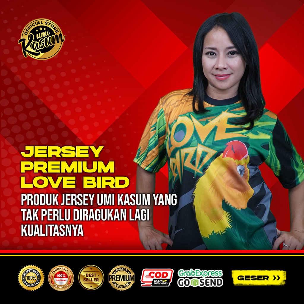 Terlaris Original Jersey Premium Burung Lovebird Bisa Costum Logo Dan Nama Nyaman Di Pakai Cuaca Apa Saja Full Printing Jahitan Rapih Anti Lecek  Banyak Pilihan Motif GANTENG MAKSIMAL SETIAP GANTANG Merpati Kolong Dara Kacer Lover Bird Kicau Mania