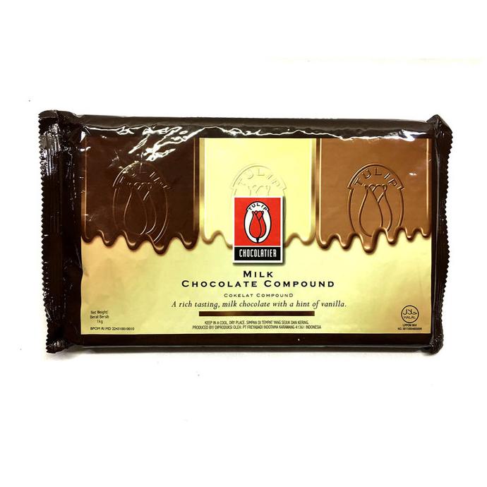 

Coklat Tulip Milk Chocolate Compound 1 Kg