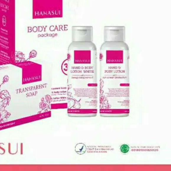 ✦ ⭐️ Jendela Kosmetik ⭐️ Hanasui Body Care 3 in 1 / Paket Body Lotion Hanasui / Lotion Hanasui / Han