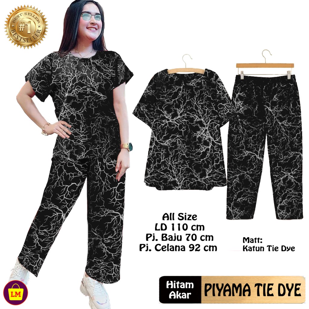 Baju Setelan Wanita Pakaian Wanita TIE DYE TERKINI TERBARU TERMURAH LMS 21743