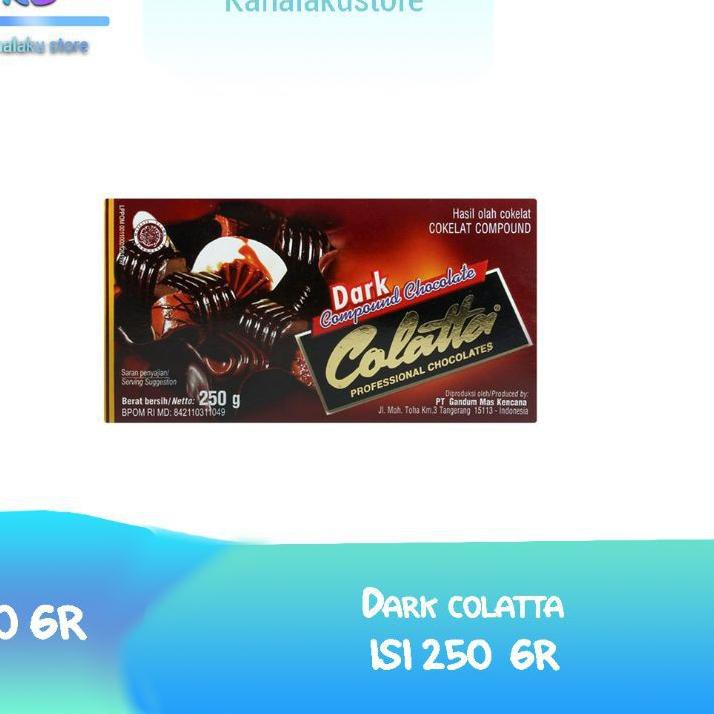 

★★★ J7GZ DARK COLATA/COLATTA COKLAT BATANG 250GR ❁ →