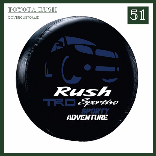Sarung ban Rush / Cover ban Serep Toyota Rush #51 bahan kulit sintetis