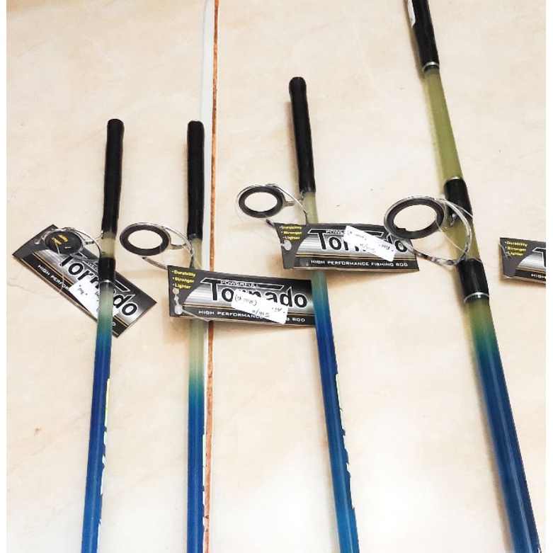 joran sambung 2 fiber bening tornado blazer 180