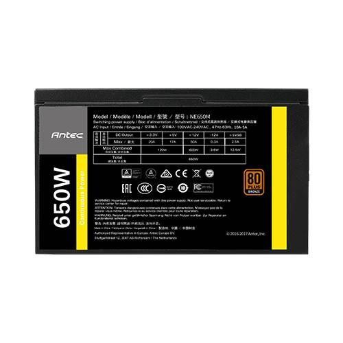 Power Supply / Psu Antec Neoeco Modular 650W - 80+ Bronze Certified