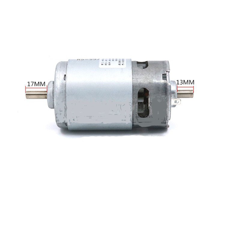 Dinamo Motor DC 997 DOUBLE SHAFT DC12-36V - Tanpa Bracket