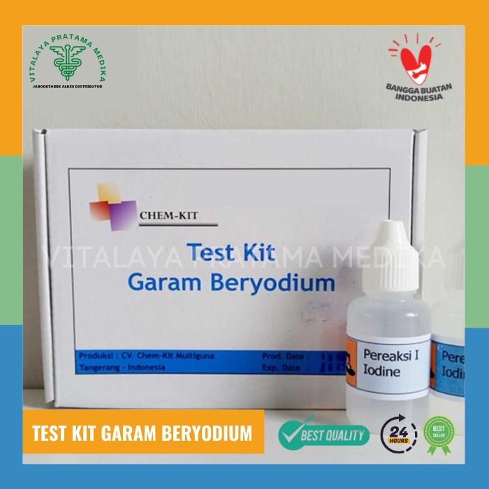 Test Kit Garam Beryodium Chemkit Iodine Tes | Alat Tes Zat Iodine Pada Makanan