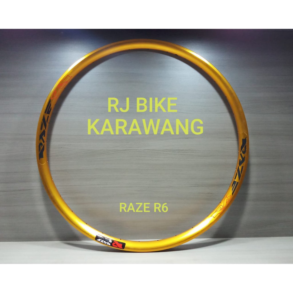 RIMS RAZE 26 R6 32 HOLE GOLD ANODIZE