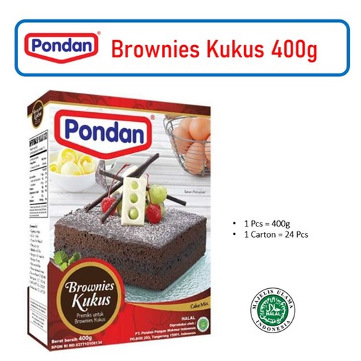 

Pondan Brownies Kukus 400g