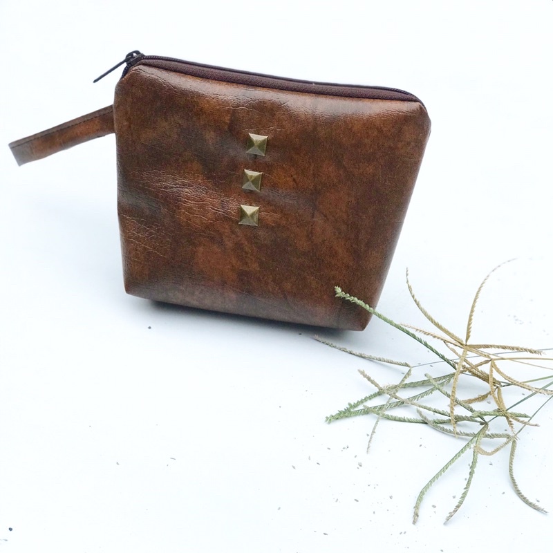 Studded pouch