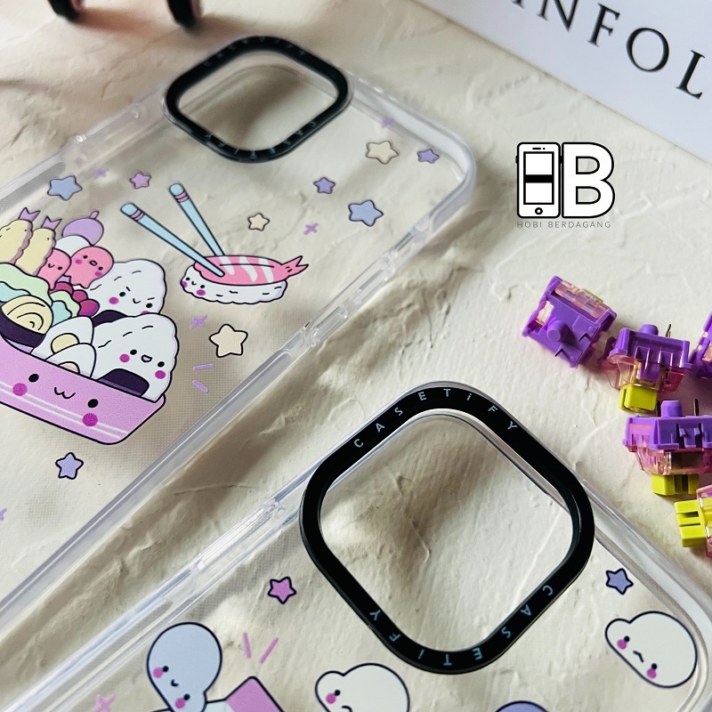 Casetify Bento Box Milk Cart Casing Lucu Kawaii Cute Bergambar Case iPhone X XR XS 11 12 13 PRO MAX