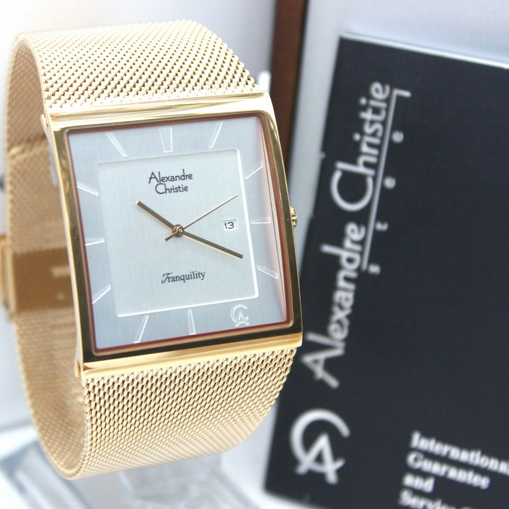 Alexandre Christie AC8333MD - Jam Tangan Fashion Wanita Murah - Rantai Pasir