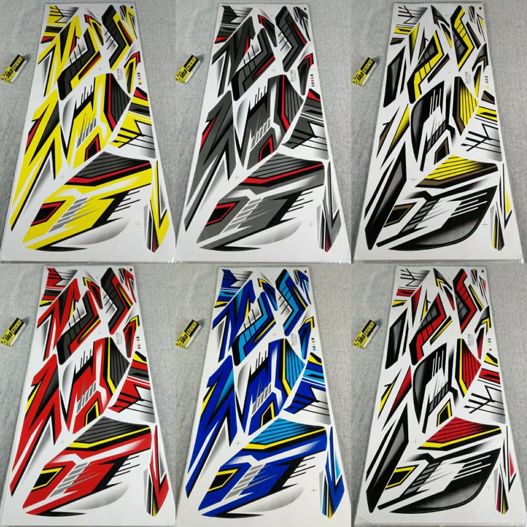 Bisa Cod Striping Sticker Variasi Yamaha New Vixion Advance Nva