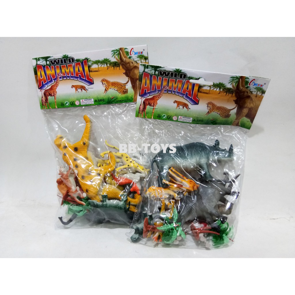 Mainan Set Binatang - Wild Animal - a586
