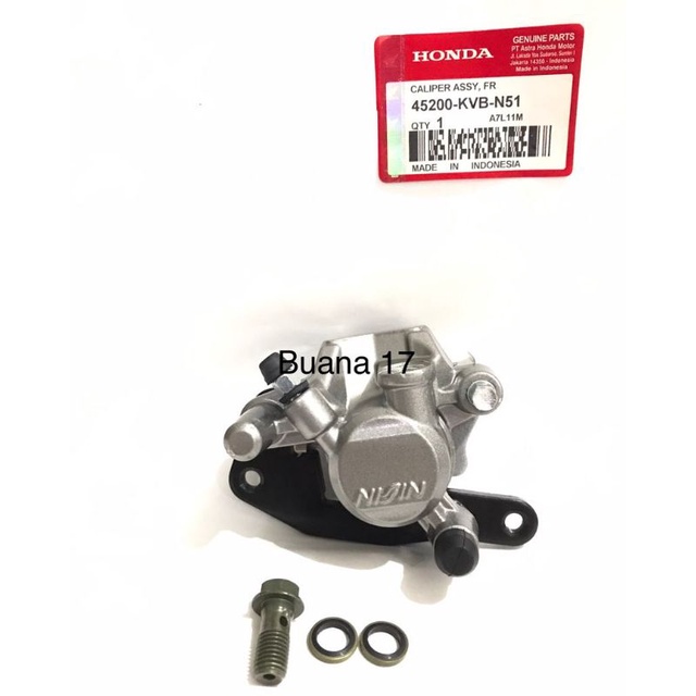 KALIPER PISTON CAKRAM DEPAN BEAT VARIO125 150 VARIO110CBS VARIO110 LED SCOOPY