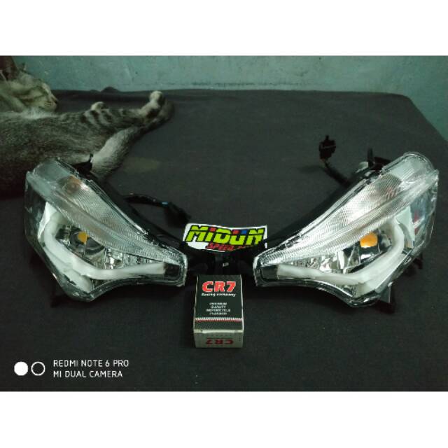 Reflektor senja sein custom Supra x 125 R Batman