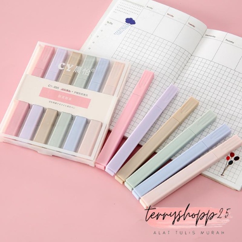 

Stabilo Motif Balok Mewah Warna Soft Pastel Lucu Murah Bisa Cod