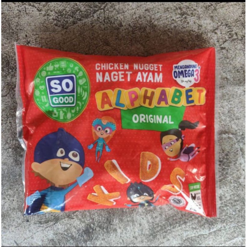 

SO GOOD NAGET ALPHABET 400gr