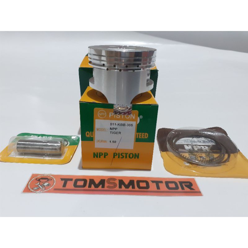 Piston kit npp tiger new tiger revo ov 125 150 175 200 seher ring komplit paket set
