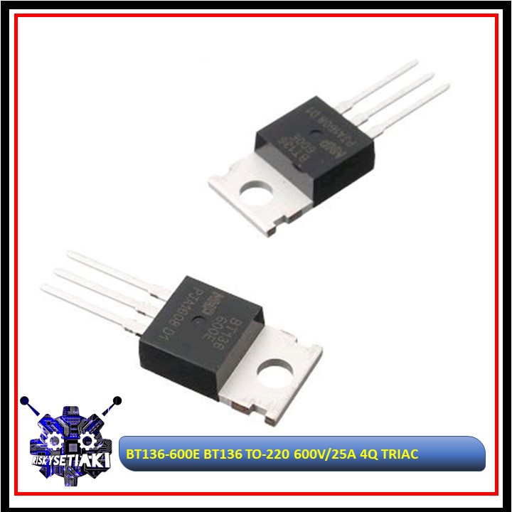 BT136-600E BT136 TO-220 600V/25A 4Q TRIAC