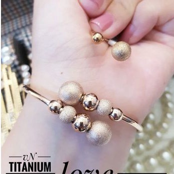 TiTanium set gelang cincin p63