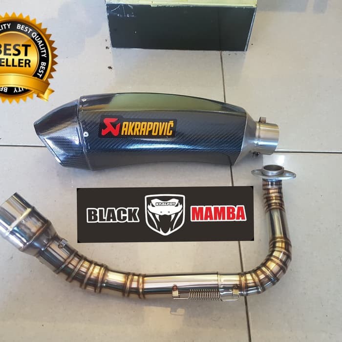 axs248 Knalpot ADV 150 Fullsystem Akrapovic Monster