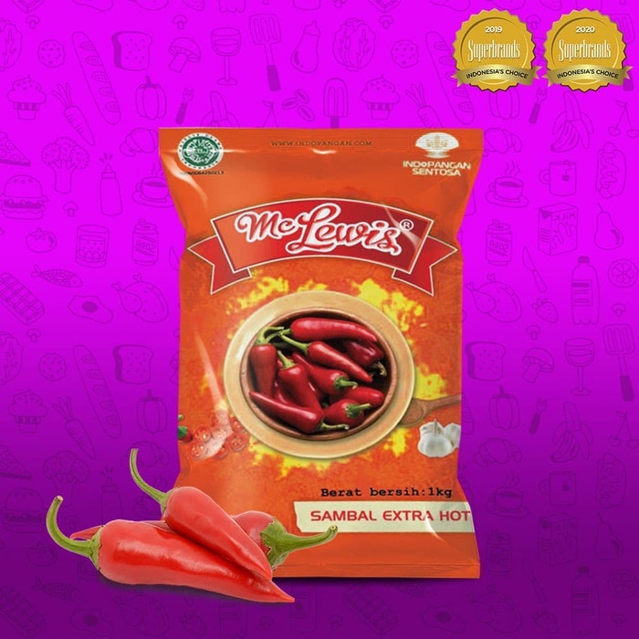 

uuttudd Mc Lewis Chili Sauce Extra Hot - 1Kg Fsfs201
