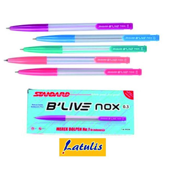 

Recomended.. Pulpen / Pena / Bolpen Standard B'Live Nox