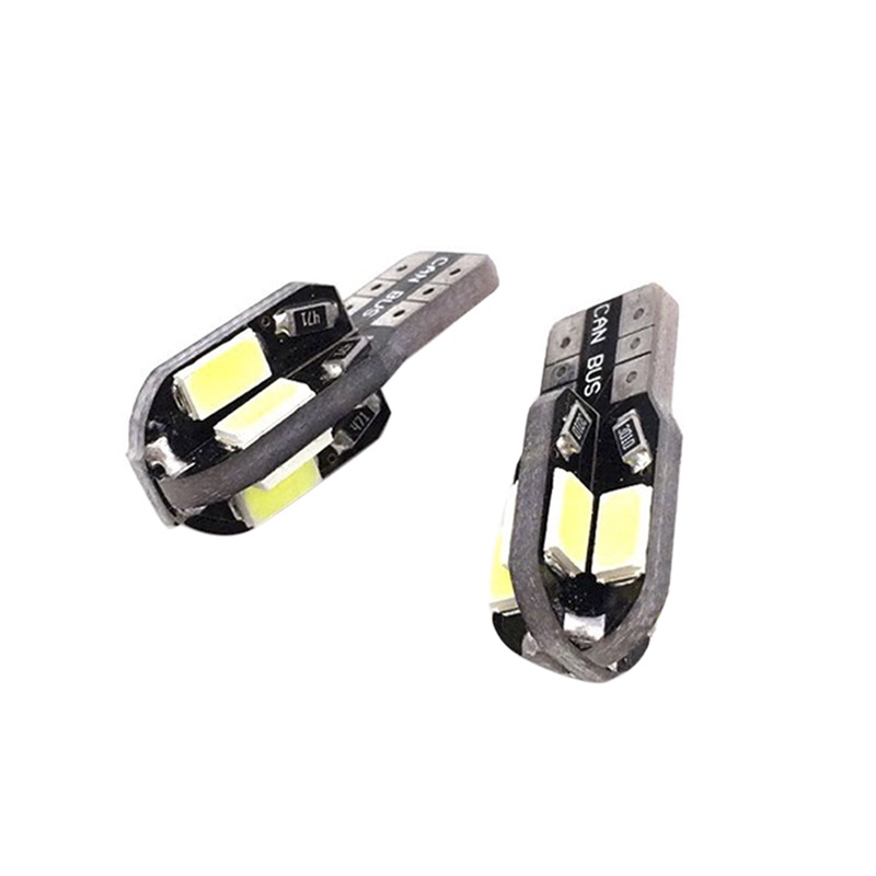 {LUCKID}10PCS Canbus T10 194 168 W5W 5730 8 LED SMD White Car Side Wedge Light Lamp
