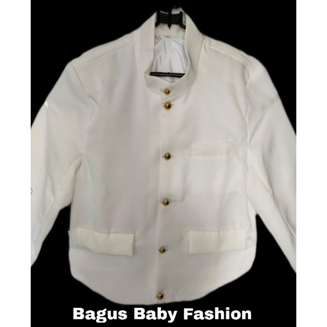 Baju Beskap Pria Model Jogja Warna Putih Keren