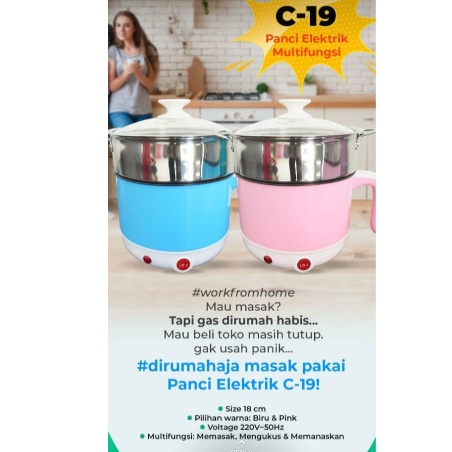 Panci Listrik Serbaguna Advance
