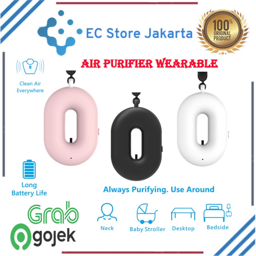 IONKINI JO-2001 Air Purifier Kalung Ionizer Wearable Necklace Portable Mini