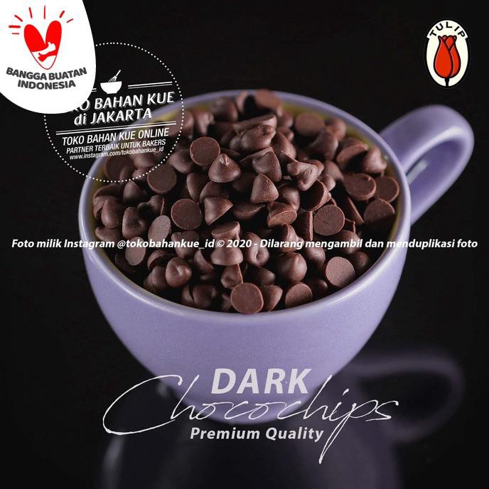 

Cokelat Chip Tulip COKLAT Chocolate 250gr Premium Choco Chips