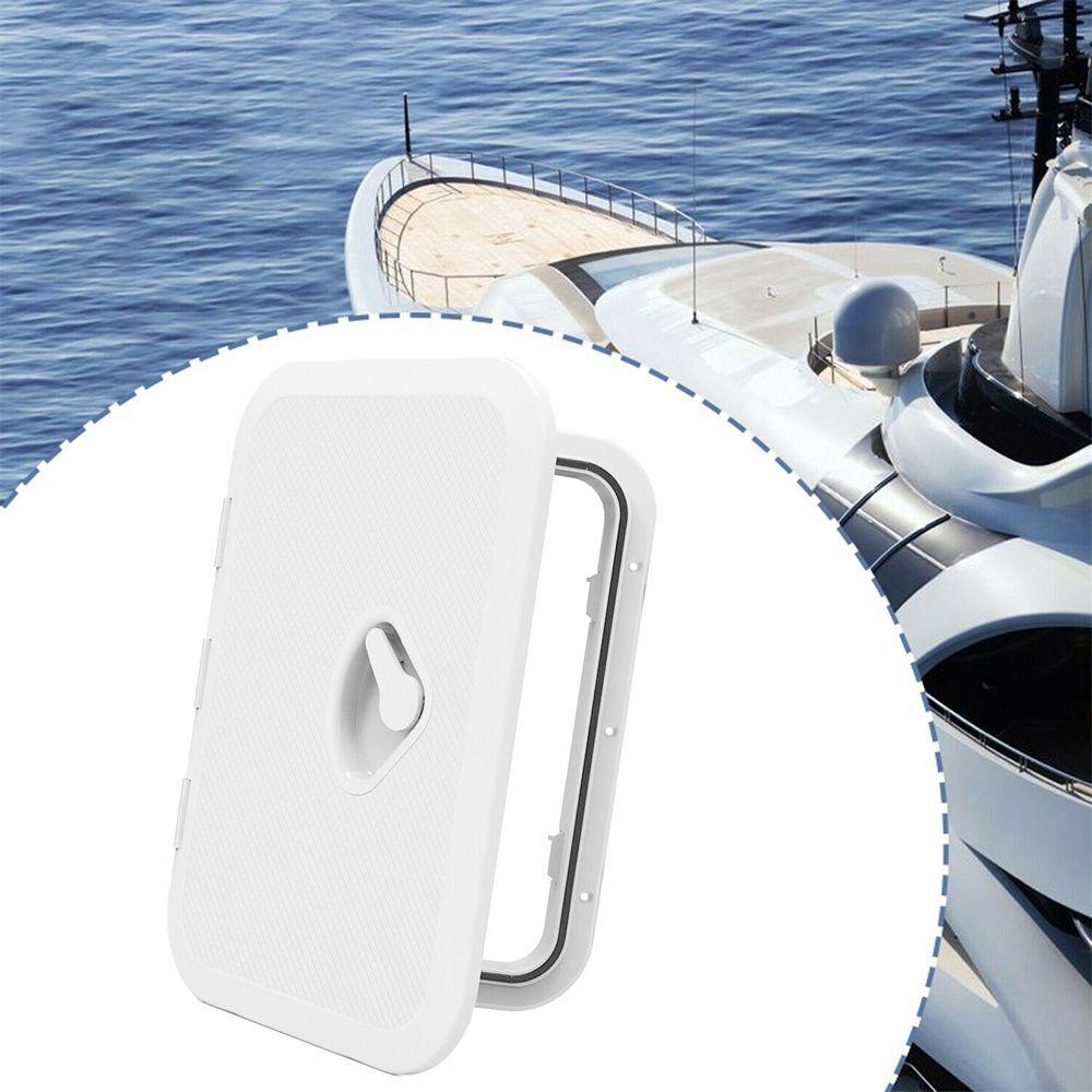 Populer Deck Cover Tutup Yacht Putih Deck Plate270 * 375mm Boat RV