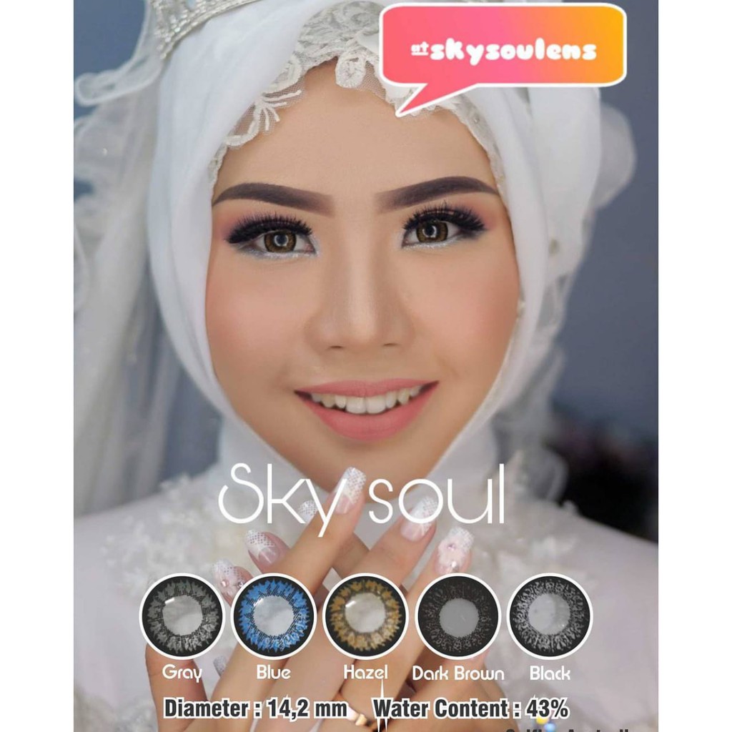 Softlens Sky Soul/Softlense/Soflens + FREE LENSCASE