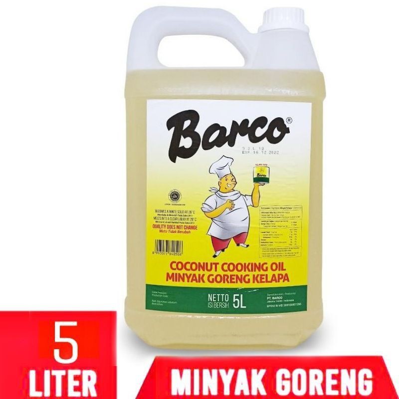 

Minyak Goreng Barco 5L EXP:2026 (5LITER/DRIGEN)