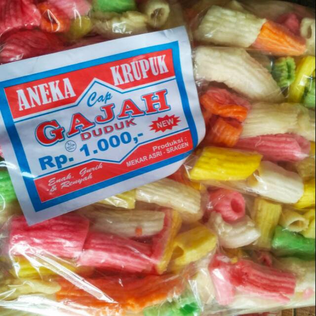 

Kerupuk Apolo cap Gajah Duduk isi 12 bungkus