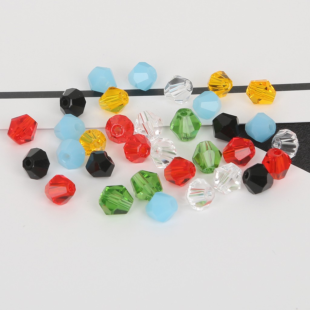 135pcs Manik-Manik Kaca Warna-Warni Ukuran 3mm Untuk Membuat Perhiasan Diy