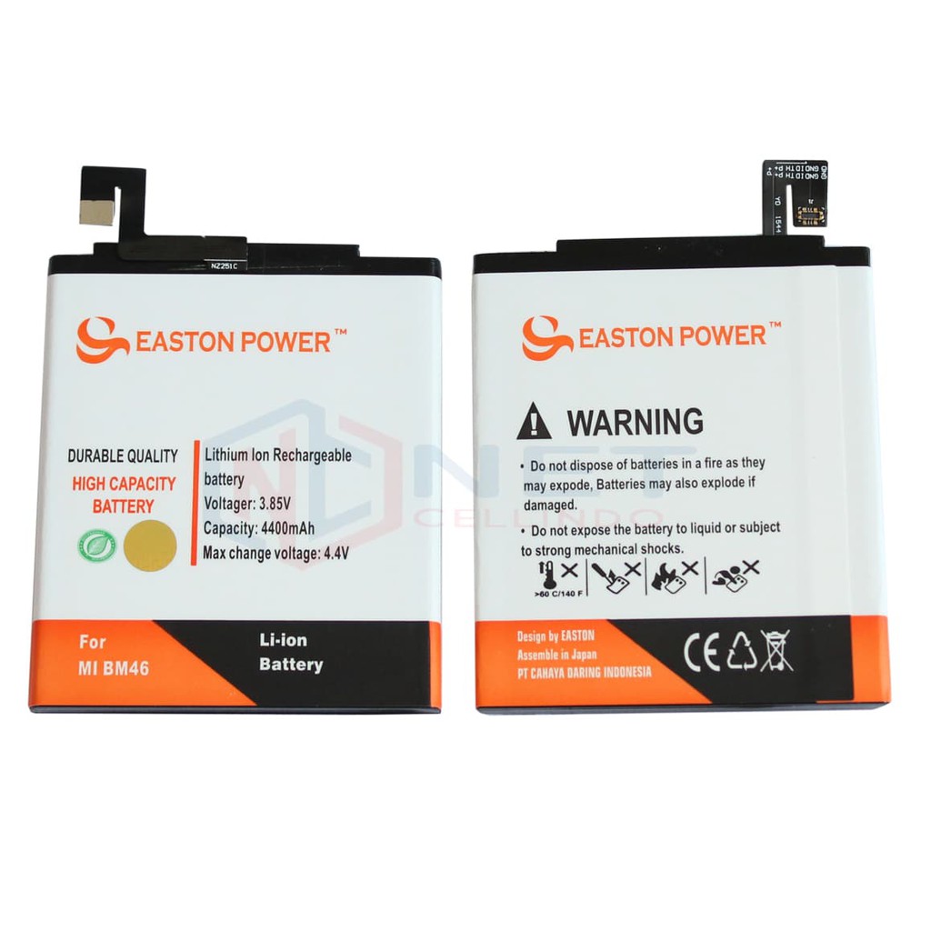 BATERAI XIAOMI REDMI NOTE 3 / BM46 / BATRE REDMI NOTE 3 / BM46 EASTON