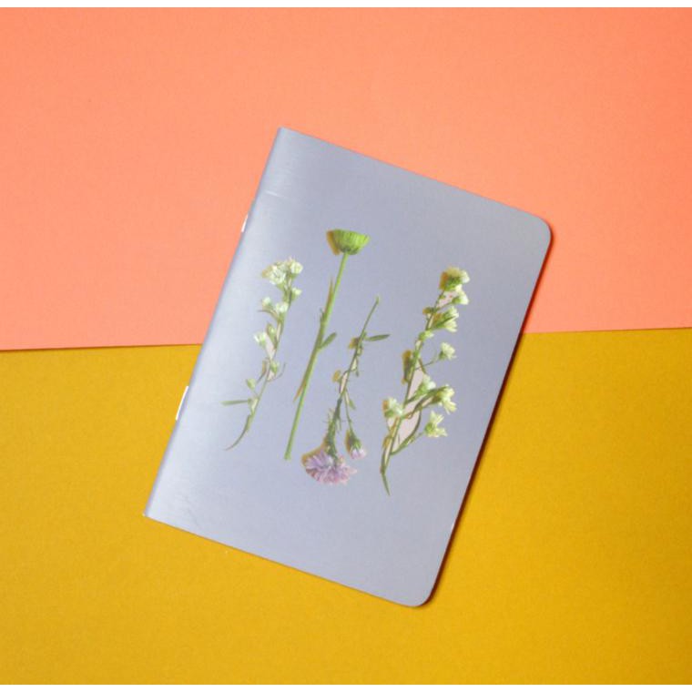 

Pocket Notebook - Notebook Kecil - Purple Floral