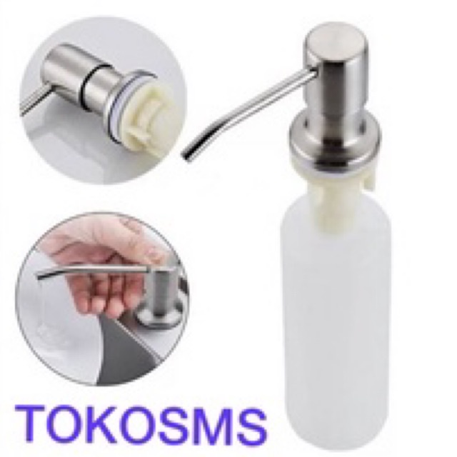 Hand soap dispenser tanam wastafel tempat sabun cair tanam sink cuci