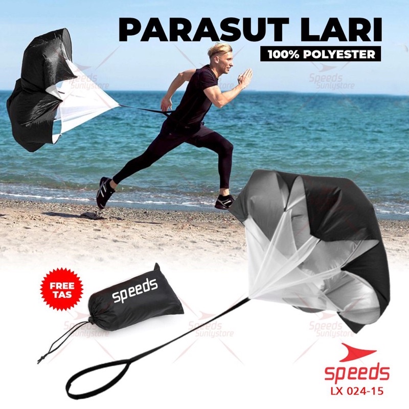 PARASUT LARI SPEEDS CHUTE ALAT PEMBERAT LARI