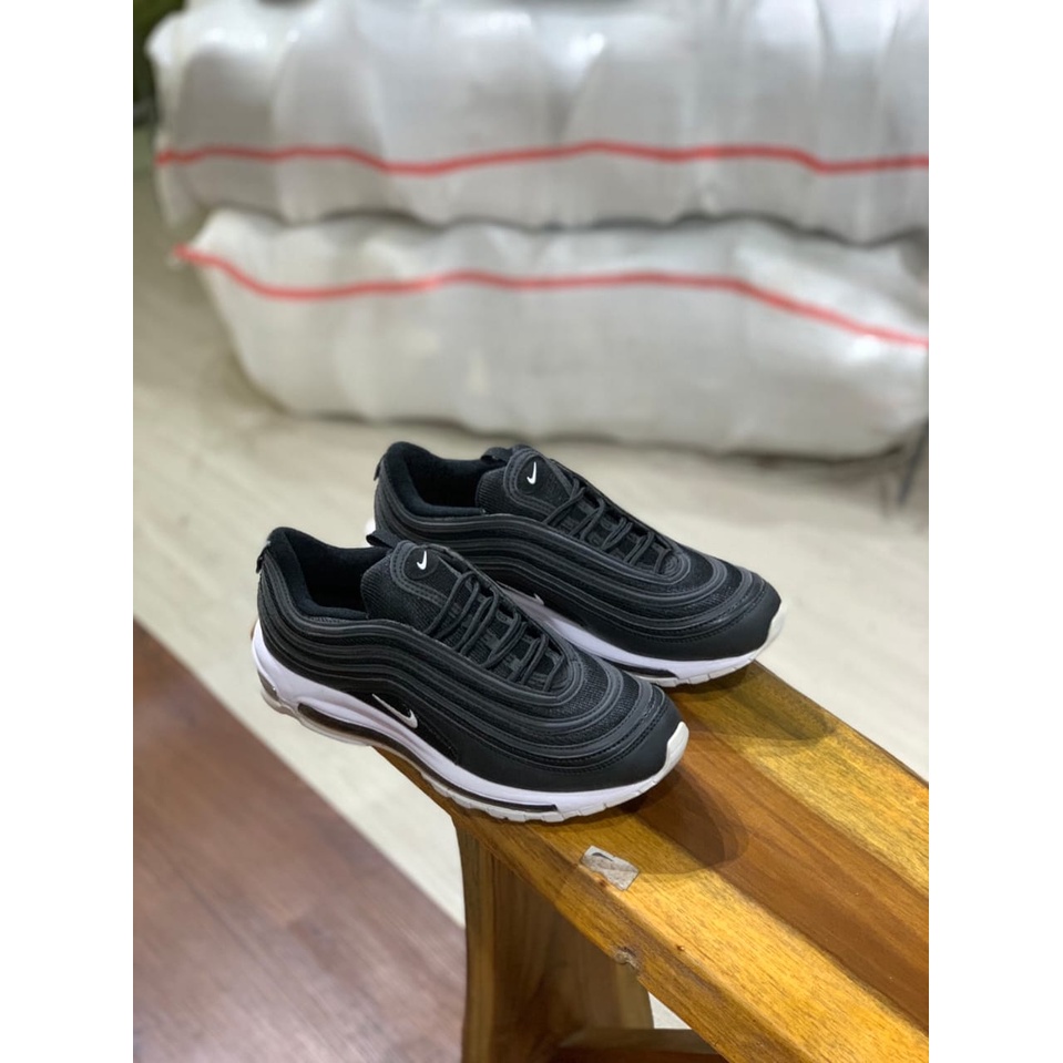 Sepatu Sneakers AM Air Max 97 Black White Like Ori