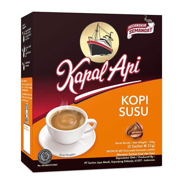 

Kapal Api Susu 5 Pcs X 31 Gr