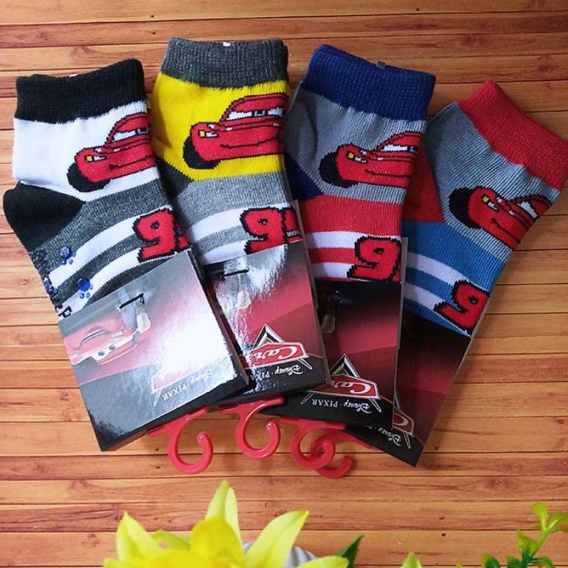 Kaos Kaki Anak / Disney Sz 13-14 / 0-1 th Anti Slip Mundo - CARS GM9