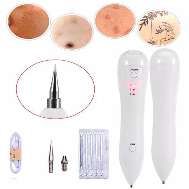 lat Pembersih Bintik Hitam Wajah Laser Pen Mole Tatto Dark Spot Remover Bekas Jerawat NEVUS