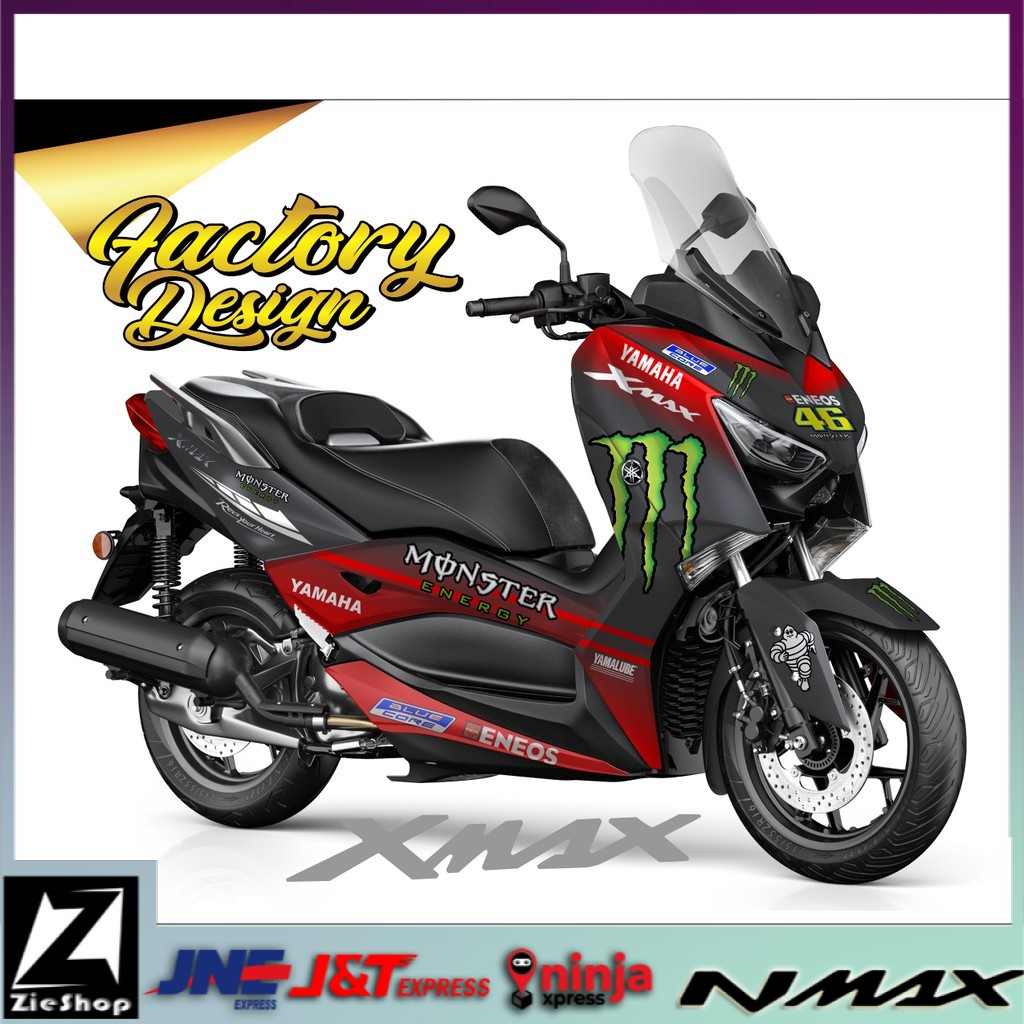 decal motor xmax full body full variasi Striping xmax variasi Stiker xmax 250 full motif