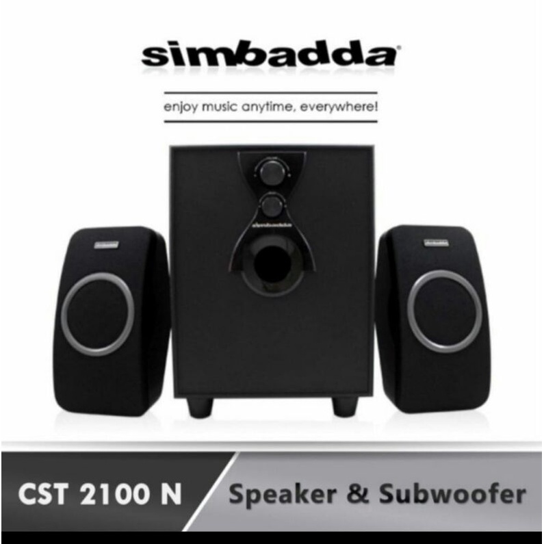 SPEAKER SIMBADDA CST 2100N SUBWOOFER BLACK